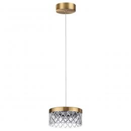 Odeon light 5032/6L L-VISION ODL24 447 античн.бронза/металл/акрил Подвес LED 6W 4000K 497лм FIVRE  купить